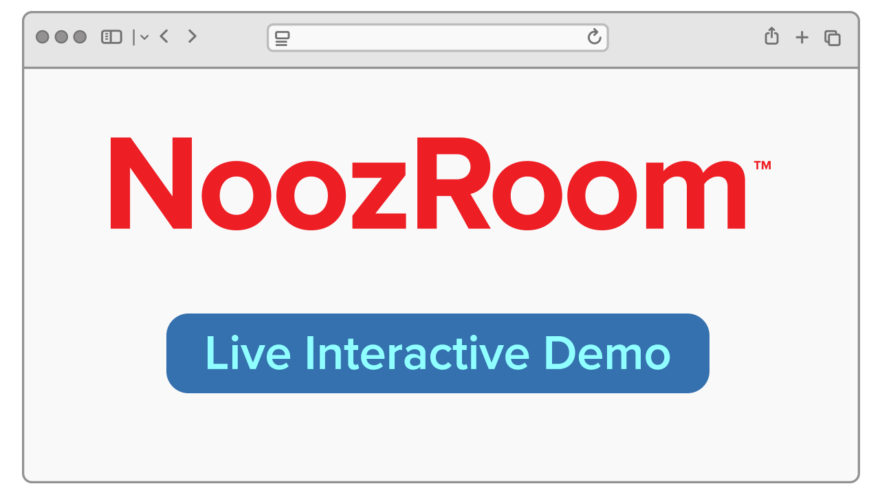 NoozRoom Live Interactive Demo